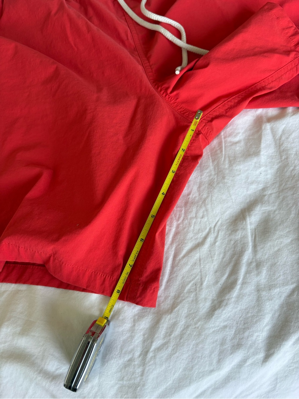 🔥SALE🔥 J. Crew Original Swimwear Red Mesh Lined Swim Trunks XXL LIKE NEW - Picture 11 of 11